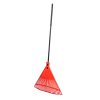 Escoba plástica de 22 dientes con mango fibra de vidrio