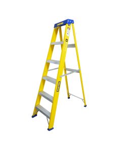 Escalera tijera fibra de vidrio 5 escalones tipo 2. Surtek