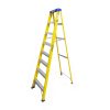 Escalera tijera fibra de vidrio 7 escalones tipo 2.  Surtek