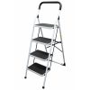 Escalera tubular plegable taburete acero 4 escalones Surtek.