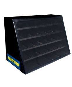 Exhibidor de mostrador para br ocas sin calibrador 39 cm x 28 cm x 24 cm