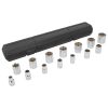 Surtek Juego de 14 dados métricos 1/2 in