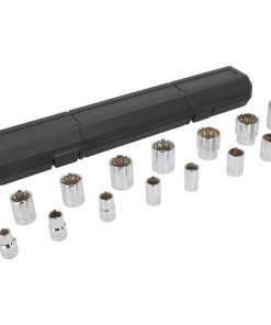 Surtek Juego de 14 dados métricos 1/2 in