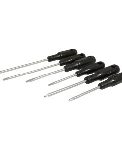 Juego de 6 destornilladores negros combinado Foy