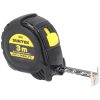 Flexómetro con carcasa anti-im pacto cinta color negro, 3 m x 16 mm