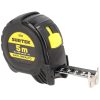 Flexómetro con carcasa anti-im pacto cinta color negro, 5 m x 25 mm
