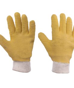 Guantes de algodón con recubri miento de látex G