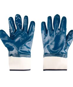 Guantes de algodón con recubri miento de nitrilo unitalla