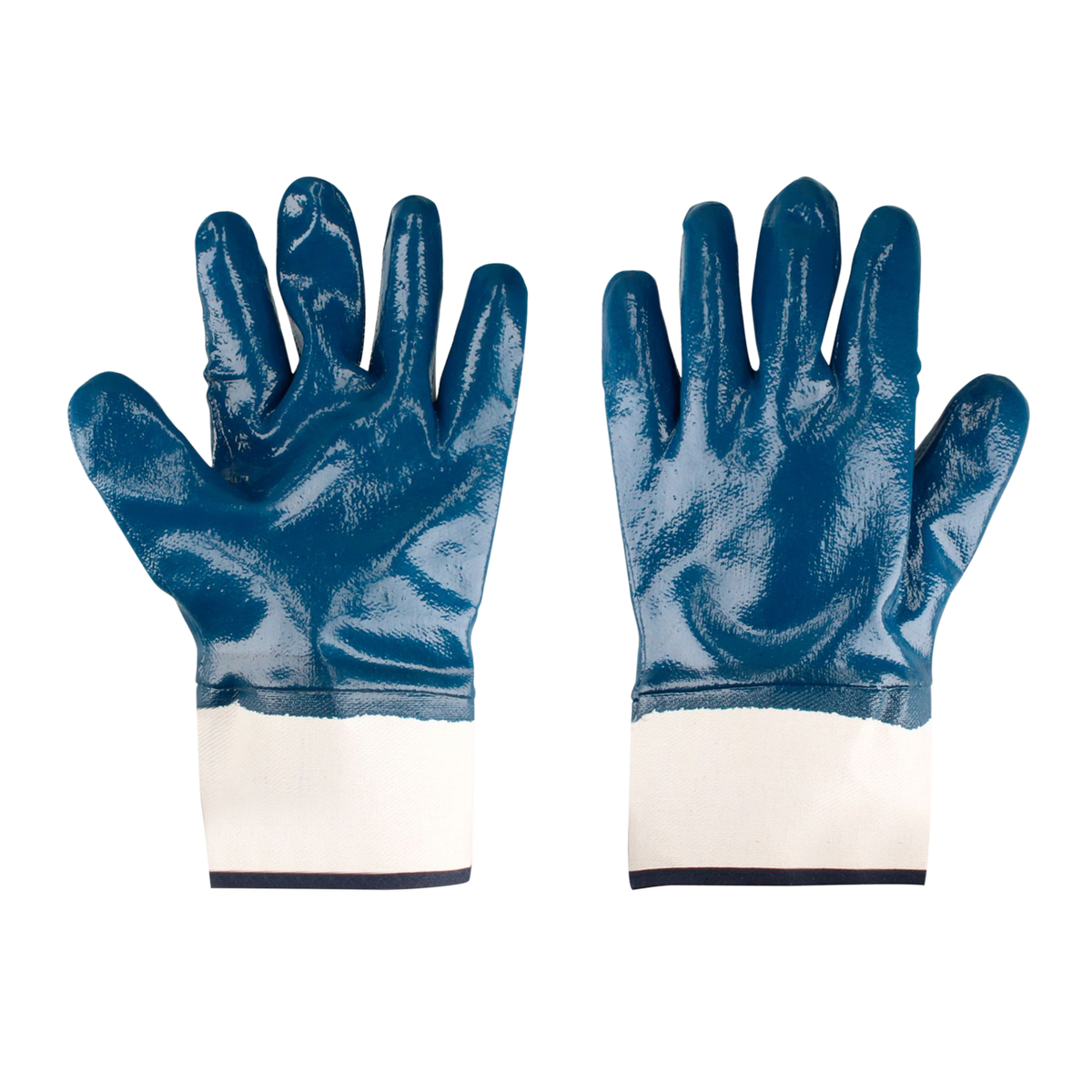 Guantes de algodón con recubri miento de nitrilo unitalla