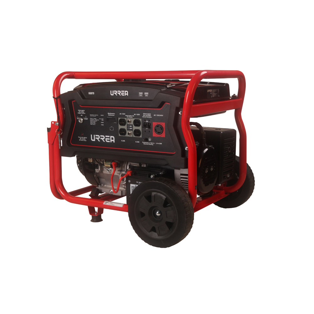 Generador a gasolina 25L, 7000 W, 120/ 240 V, 60 Hz Urrea