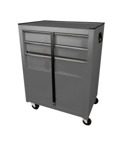 Gabinete móvil con 3 gavetas c olor gris 26 in