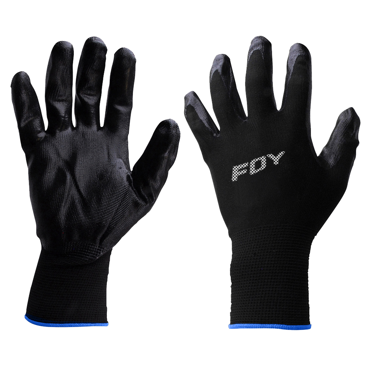Guantes de nailon con recubrim iento de nitrilo G