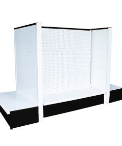 Góndola central panel metálico 200 cm x 100 cm x 140 cm