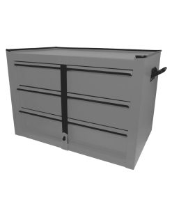 Gabinete superior color gris 3 gavetas 21 in