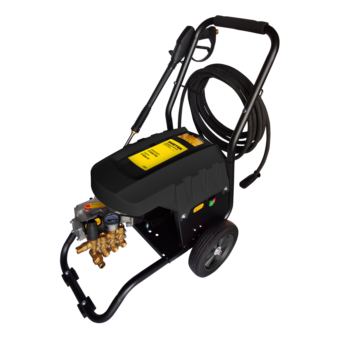 Hidrolavadora eléctrica 2800 W 220 V 2500 PSI, 9 Lt por minu to