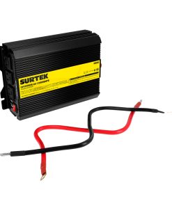 Inversor de corriente 1500 W con Voltaje entrada DC 12 V, Voltaje salida AC 120 V, 60 Hz Surtek