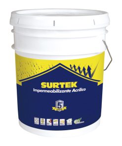 Impermeabilizante color terracota 19l 5 años Surtek