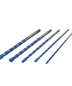 Juego de brocas de acero multi material zanco 3 planos, 5 pie zas