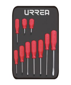 Juego de 10 destornilladores serie R combinado Urrea