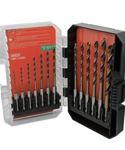 Juego de brocas premium de ace ro de alta velocidad zanco hex agonal, 13 piezas