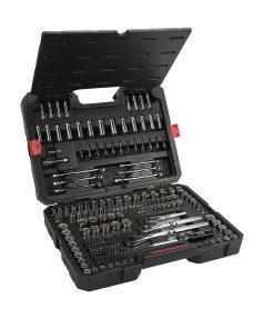 Jgo dados y accesorios comb 230 pzas estuche plástico Urrea.