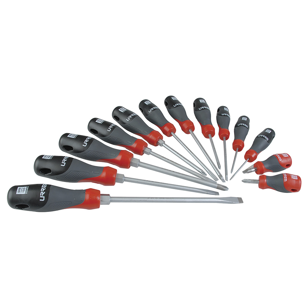 Juego de 13 destornilladores trimaterial combinado Urrea