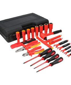 Juego combinado de herramienta s para electricista 1000V métr ico, 23 piezas