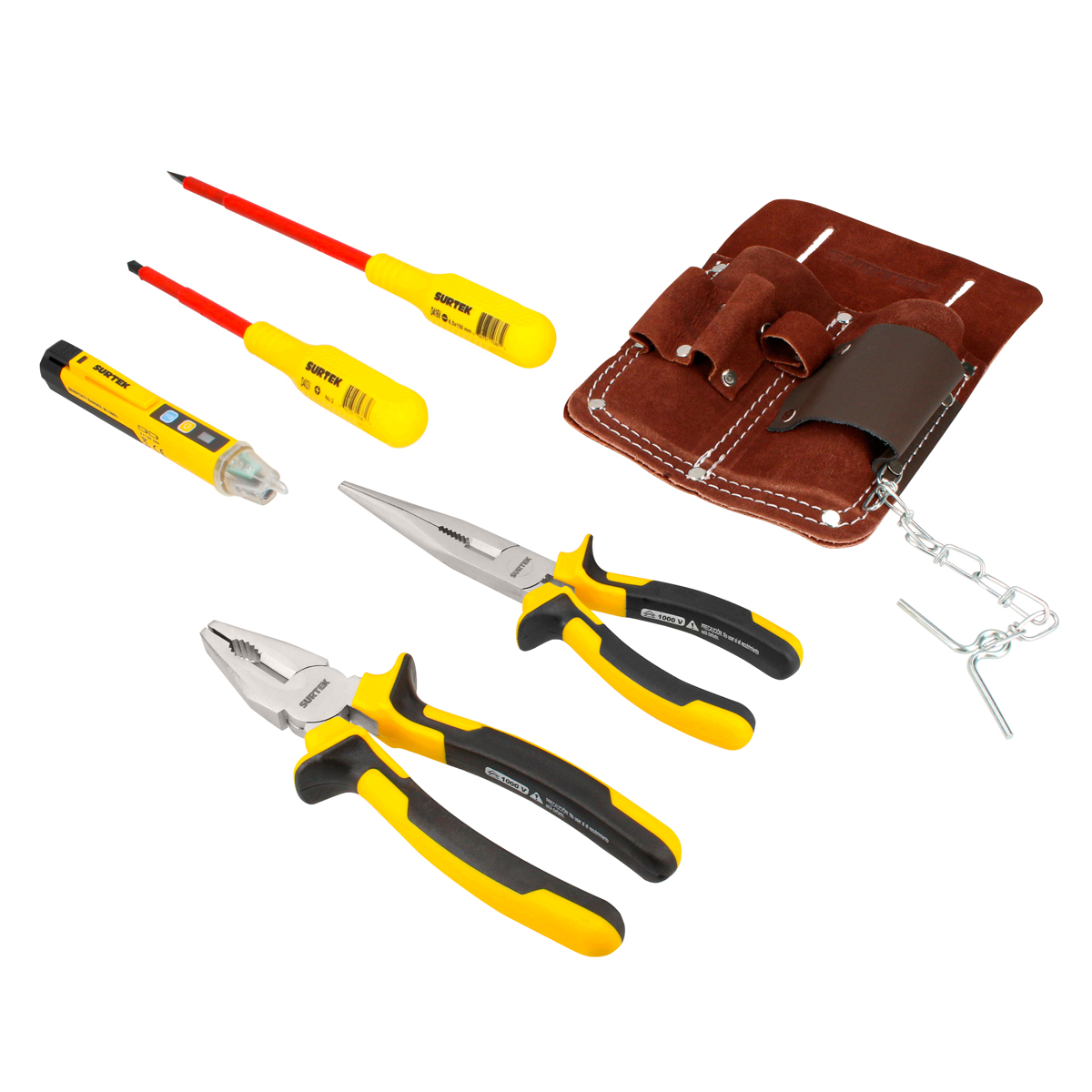 Juego para electricista 1000V 6pz Surtek