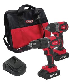 Juego de rotomartillo y pistol a de impacto a batería Li-ion 20 V, 2 piezas en mochila