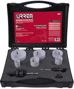 Juego de 8 cortacírculos bimetálicos Urrea