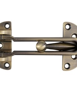Accesorio de seguridad para puerta latón antiguo Lock