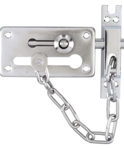 Pasador de sobreponer cadena cromo satinado Lock