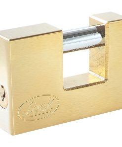 Candado para cortina de latón llave estándar 75mm L20C75EB
