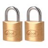 Candado para cortina de latón llave estándar 2 pzs 20mm Lock