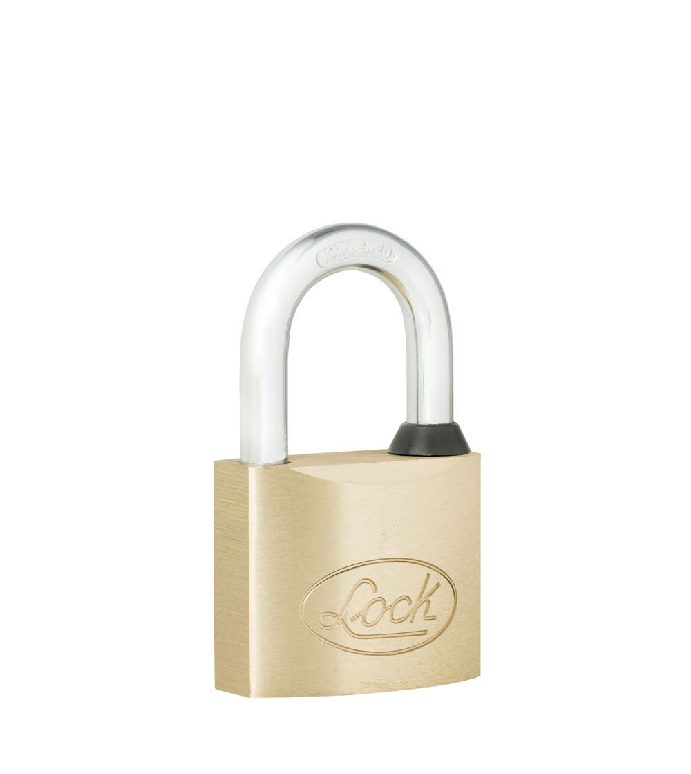 Candado para cortina de latón llave tetra 40mm Lock