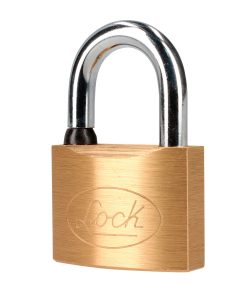 Candado para cortina de latón llave bancaria 50mm Lock