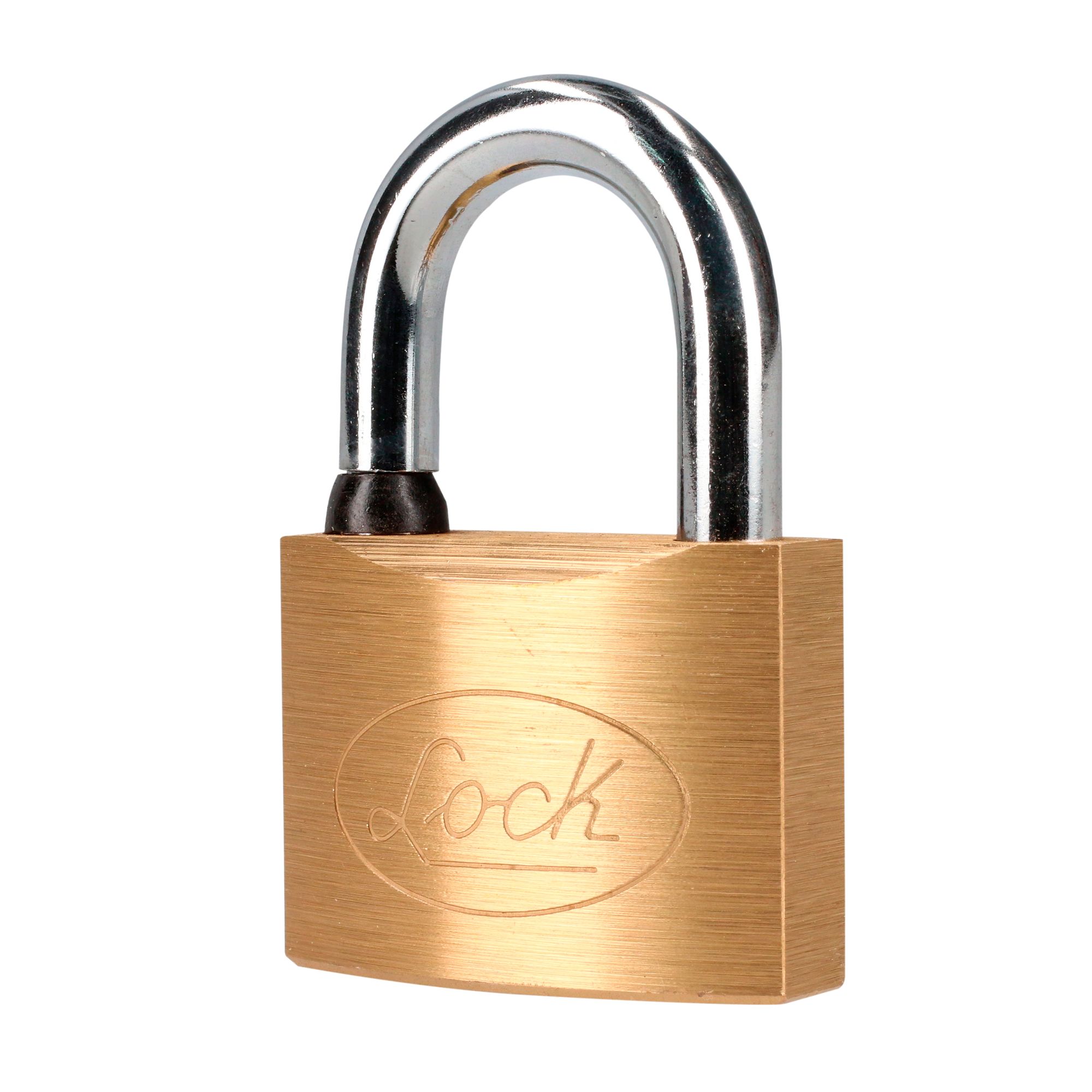 Candado para cortina de latón llave bancaria 50mm Lock