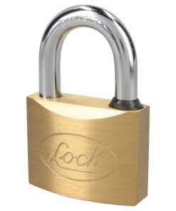 Candado para cortina de latón llave de puntos 50mm Lock
