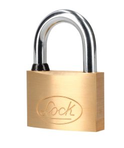 Candado para cortina de latón llave bancaria 60mm Lock