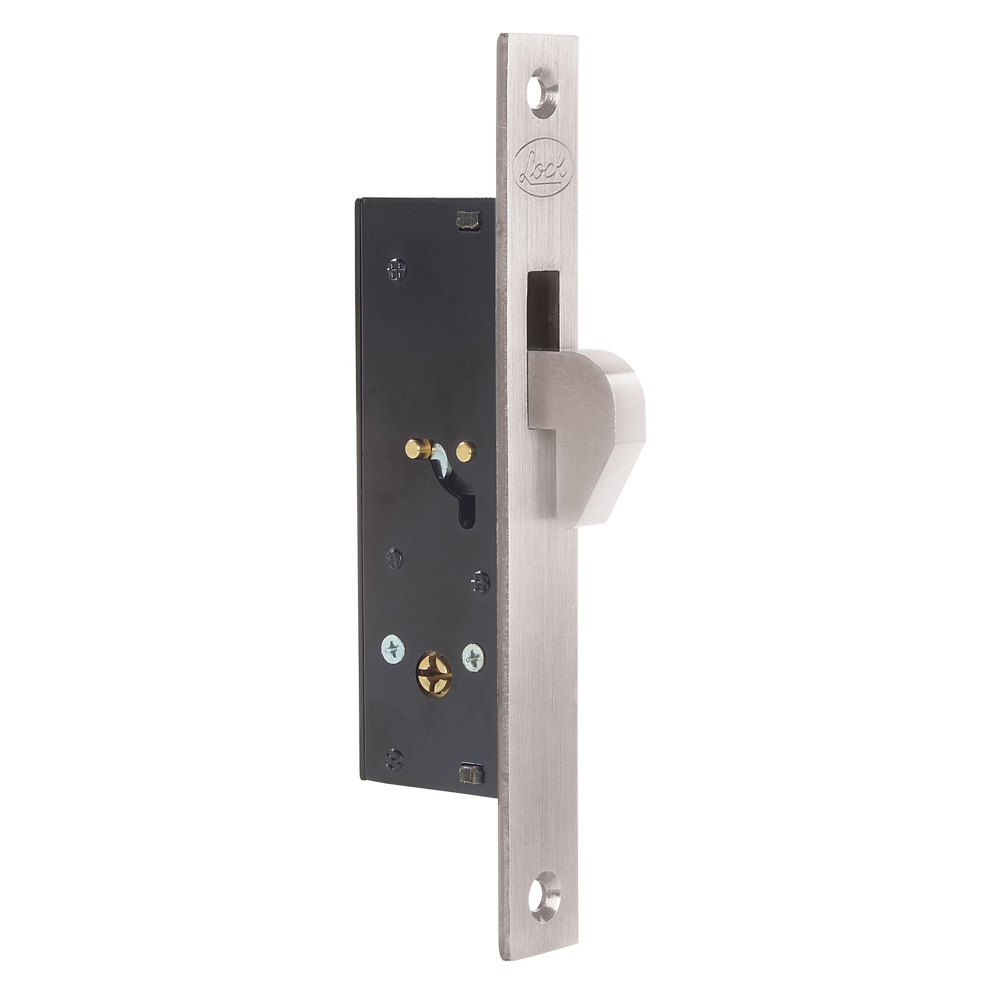 Cerradura perfil gancho níquel Lock
