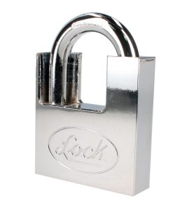 Candado acero antipalanca, llave discos cromo satinado Lock