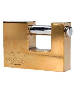 Candado acero cortina llave estándar 70mm latón brillan Lock