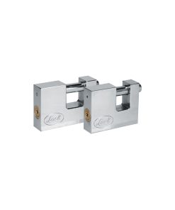 Candado acero cortina llave estándar 80mm cromo satin Lock