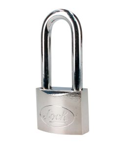 Candado acero largo llave de discos 40mm cromo satinado Lock