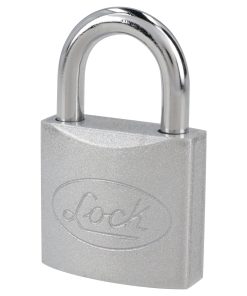 Candado acero corto llave estándar 38mm cromo satinado Lock