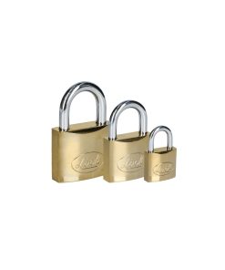Candado de acero corto llave estándar 38mm latonado Lock