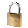 Candado de acero corto llave estándar 63mm latonado Lock