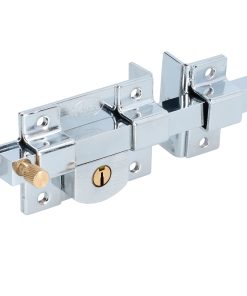 Cerradura derecha barra fija estándar cromo brillante Lock
