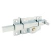 Cerradura izq barra fija llave estándar cromo brillante Lock