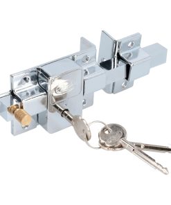 Cerradura derecha barra fija llave tetra cromo brillant Lock